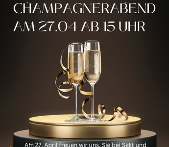 Ein prickelndes Erlebnis: Champagnerabend bei Goldecke Juwelier am 27.04 ab 15 Uhr!